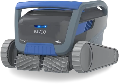 Dolphin M700 mit PVC-Bürsten und Caddy - Hauptbild (remove.bg Rohbild)